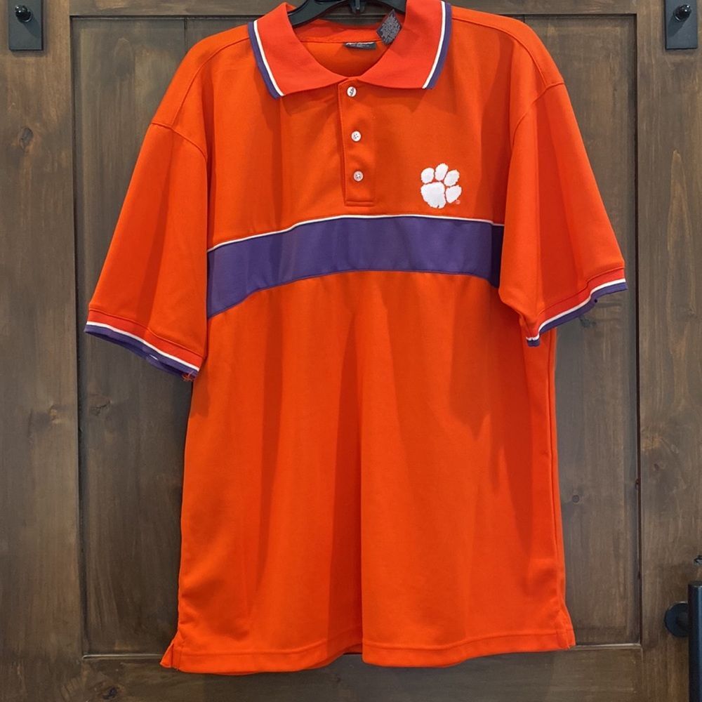 E289 Pro Edge Men's Clemson Polo Sz. L like new!